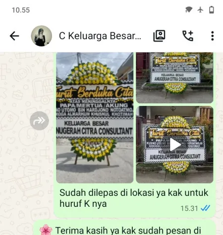 Pengiriman Papan Bunga Duka Tlogorejo Tlogowungu