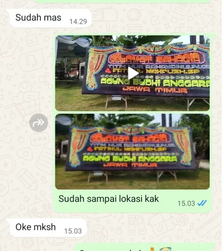 Pengiriman Papan Bunga Tlogorejo Tlogowungu